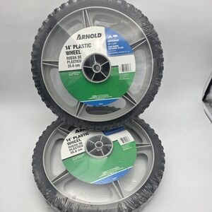 2 X Arnold 14 In. x 1.75 In. Wheel 1475-P 50 LBS.  1/2" Diameter Hub